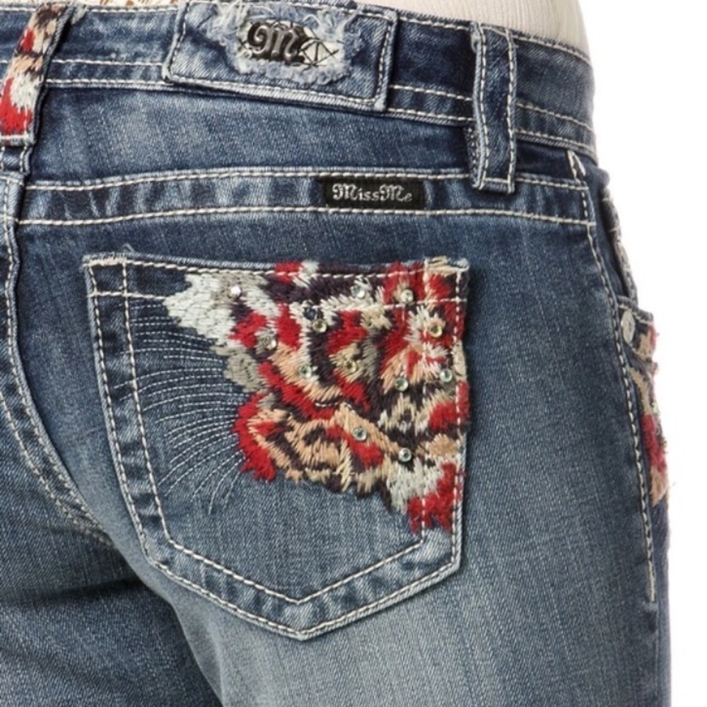 CCO Festival Ready Embroidered Miss Me Skinny
